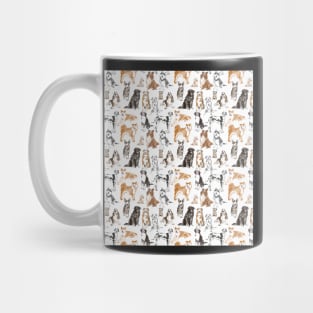 Cute hand-drawn pencil dog Mug